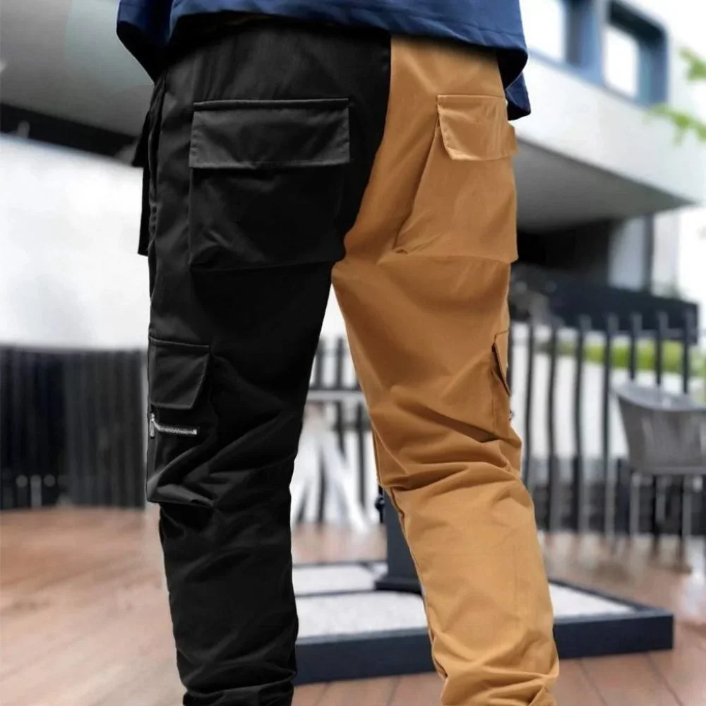Streetstyle Men's Two-Tone Cargo Pants - Picture 3 of 5